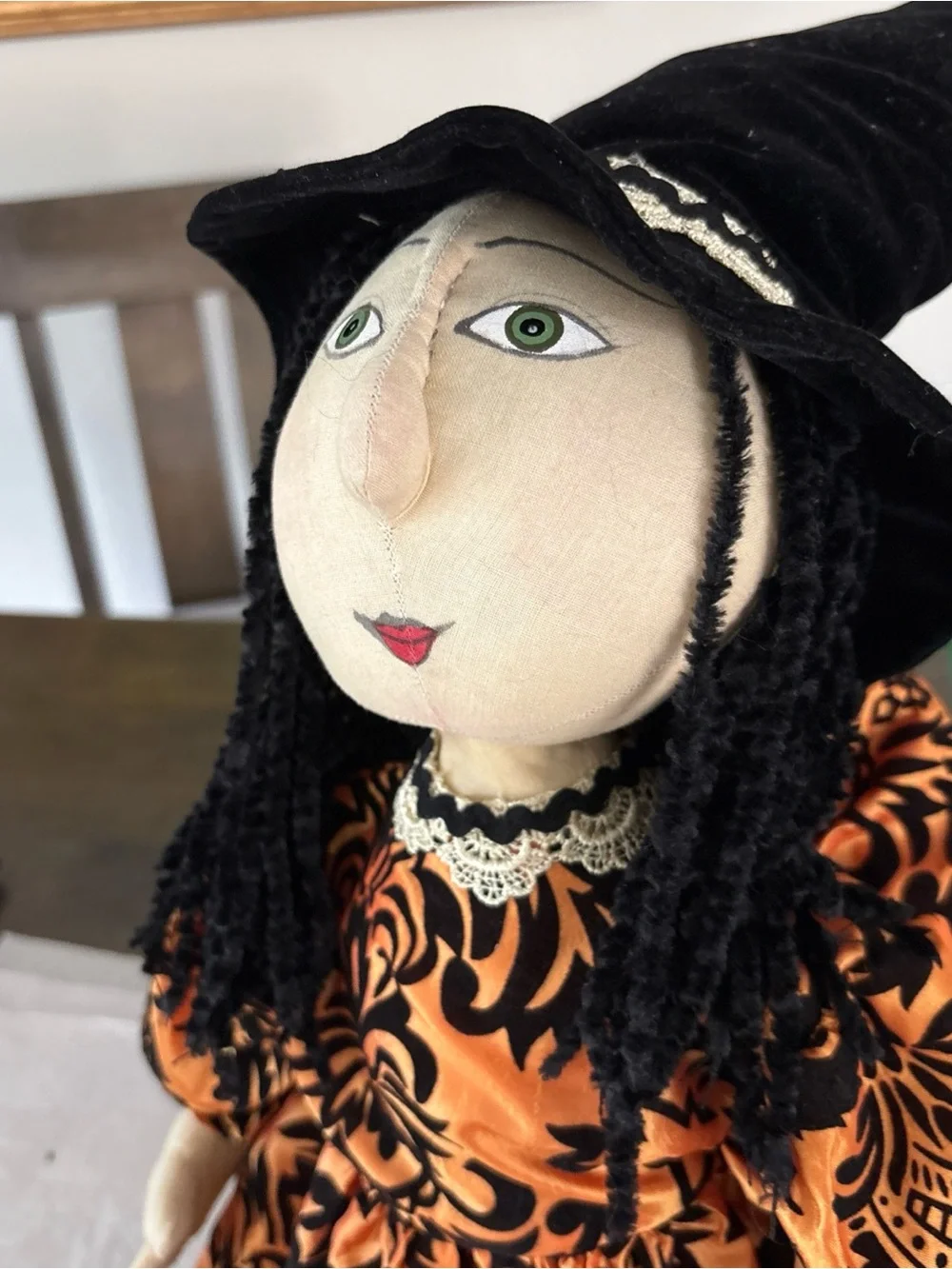Plush Witch Sharon Battyboots 2018 Halloween Figurine Sitting Holiday